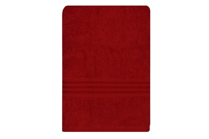 Mijölnir Toalla de Baño Roja 100% Algodón 70 x 140 cm Suave y Absorbente